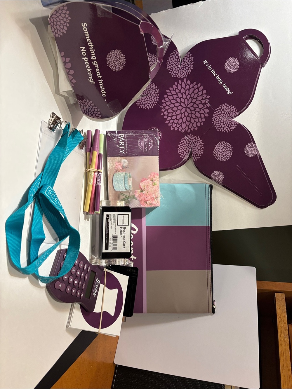 Scentsy Purple and Turquoise Event Kit